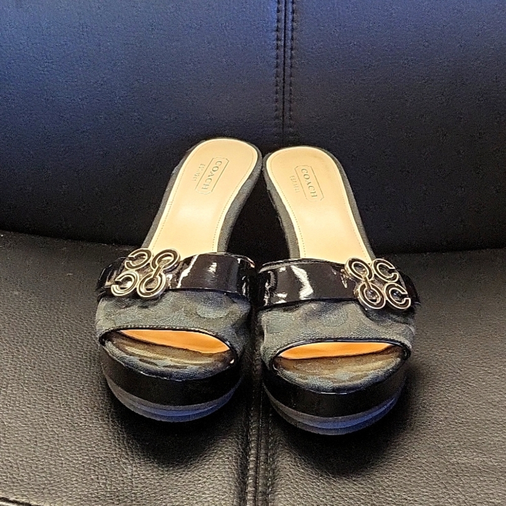 Coach platform shoes